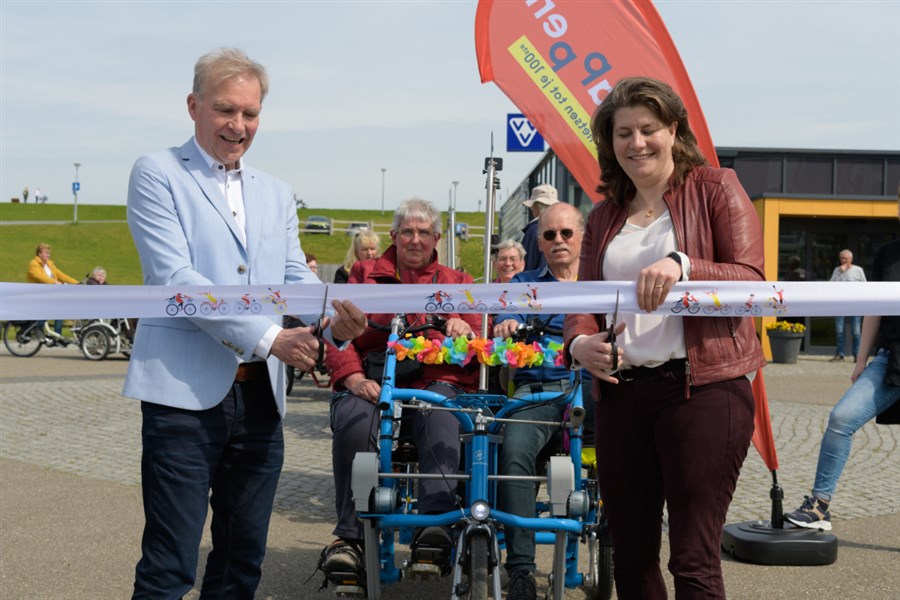 Message Landelijk eerste Driewielfiets Doortraproute geopend in Eemsdelta bekijken